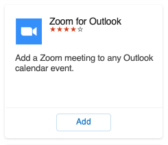 zoom outlook plugin